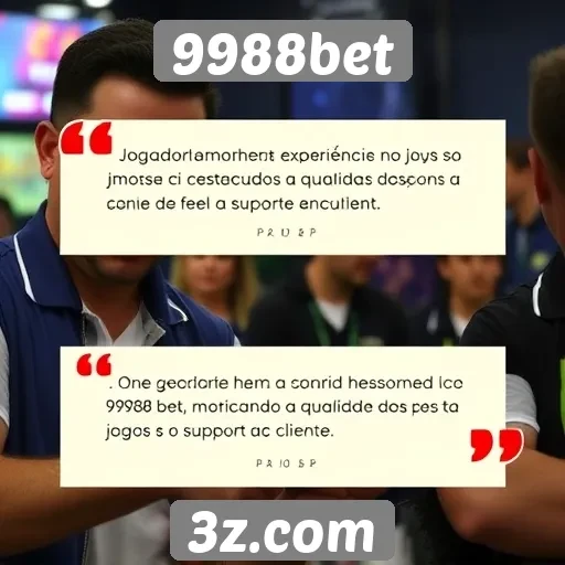 Depoimentos de jogadores sobre a experiência no 9988bet